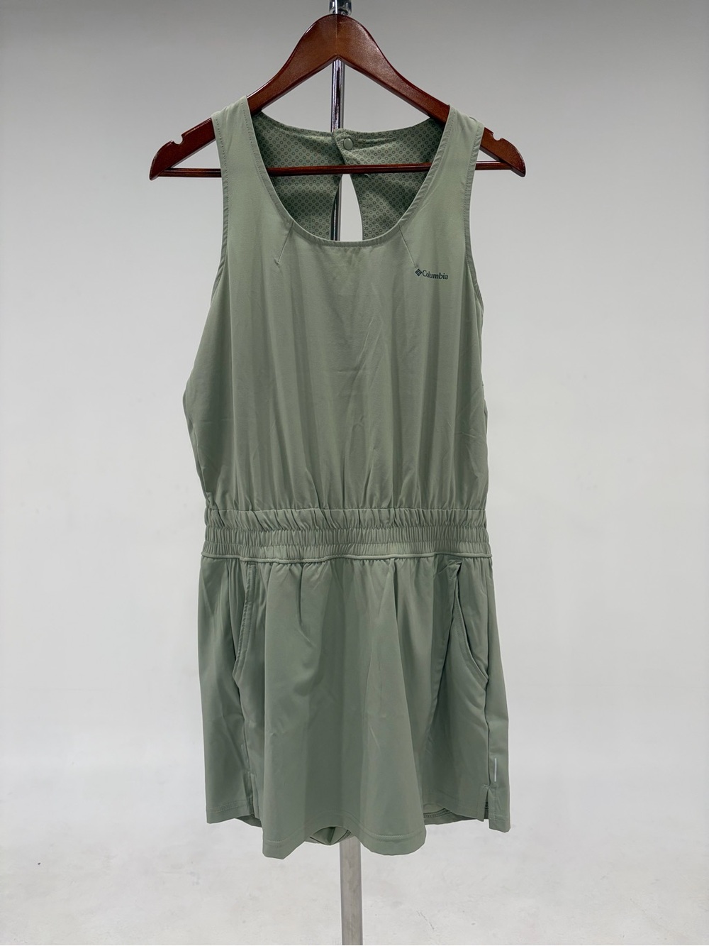 Columbia Light Sage Green Active Skort Romper